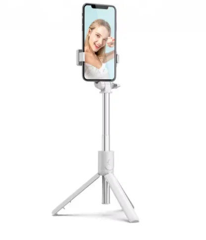 Bluetooth Selfie Stick Tripod | Telescopic Portable Stand for TikTok, Vlogging & Live Streaming - Deewan E Kharidar