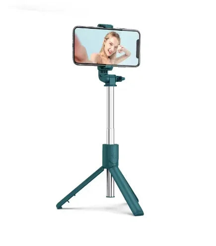 Bluetooth Selfie Stick Tripod | Telescopic Portable Stand for TikTok, Vlogging & Live Streaming - Deewan E Kharidar