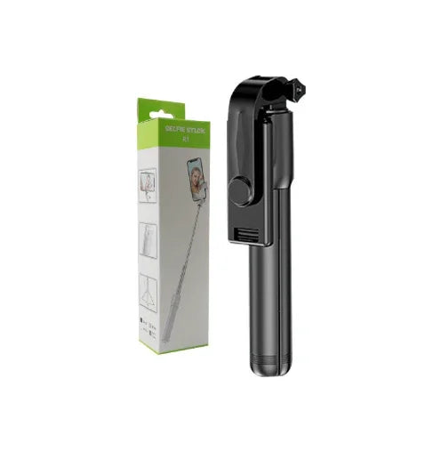 Bluetooth Selfie Stick Tripod | Telescopic Portable Stand for TikTok, Vlogging & Live Streaming - Deewan E Kharidar