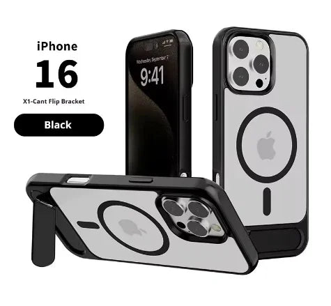 360° Magsafe Shockproof Case with Kickstand | For iPhone 16 Series – Wireless Charging Compatible - Deewan E Kharidar