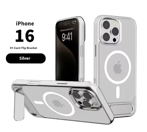 360° Magsafe Shockproof Case with Kickstand | For iPhone 16 Series – Wireless Charging Compatible - Deewan E Kharidar