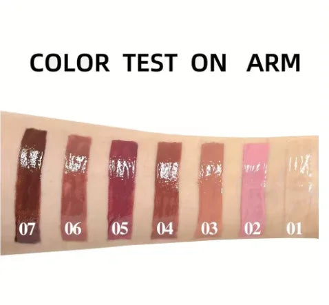 Hydrating Crystal Lip Oil – Tinted, Moisturizing & Plumping Gloss for Juicy Lips - Deewan E Kharidar