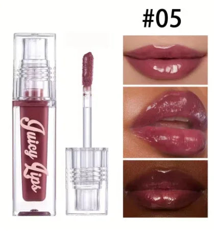 Hydrating Crystal Lip Oil – Tinted, Moisturizing & Plumping Gloss for Juicy Lips - Deewan E Kharidar