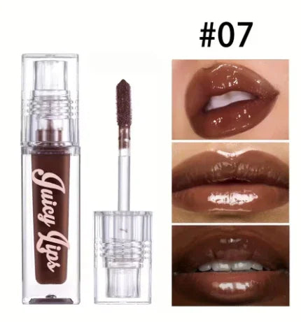 Hydrating Crystal Lip Oil – Tinted, Moisturizing & Plumping Gloss for Juicy Lips - Deewan E Kharidar