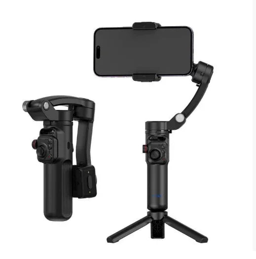 Handheld 3-Axis Gimbal Stabilizer with Tripod – Anti-Shake Phone Holder for Smooth Video Recording - Deewan E Kharidar