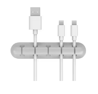 NNBILI Silicone USB Cable Organizer – Tidy Desk Wire Clip Holder for Charging, Mouse & Headphone Cables - Deewan E Kharidar