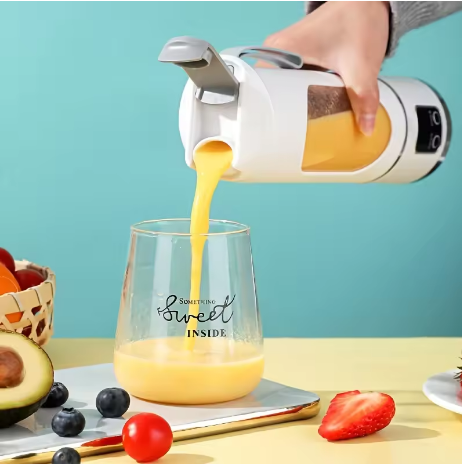 Portable Electric Juicing Cup – USB Rechargeable Wireless Mini Fruit Blender - Deewan E Kharidar