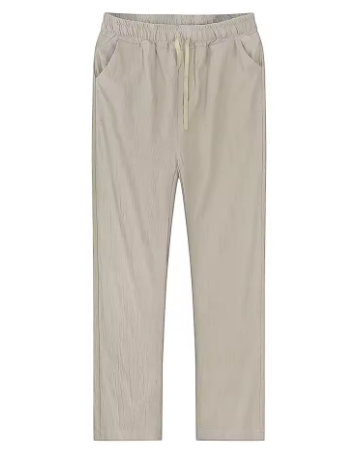 Men's Cotton Linen Pants – Breathable Solid Color Trousers for Fitness, Casual & Streetwear (S–4XL) - Deewan E Kharidar