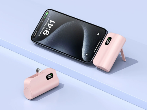 Mini 5000mAh Fast Charging Power Bank – Dual Plug Portable Charger for iPhone, TECNO, Android - Deewan E Kharidar