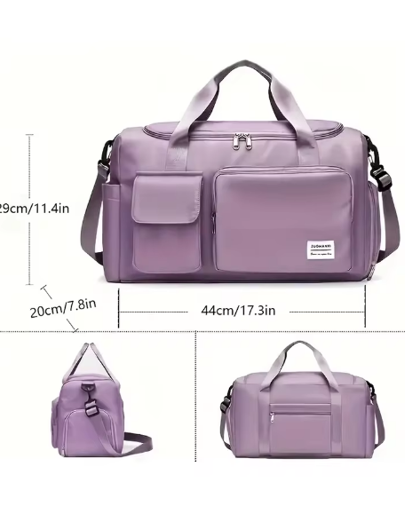 UNIXINU Women’s Travel Duffle Bag – Large Capacity Gym & Carry-On Bag with Shoe Compartment - Deewan E Kharidar