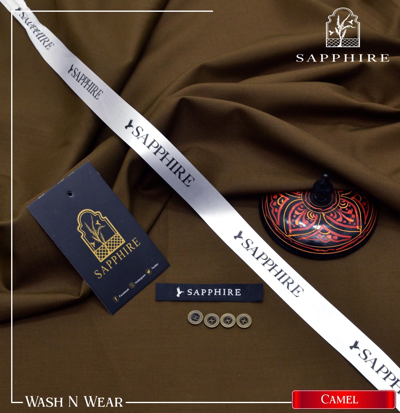 ✨ Sapphire Wash & Wear – Summer Collection 2025 | Premium Gents Fabric ✨