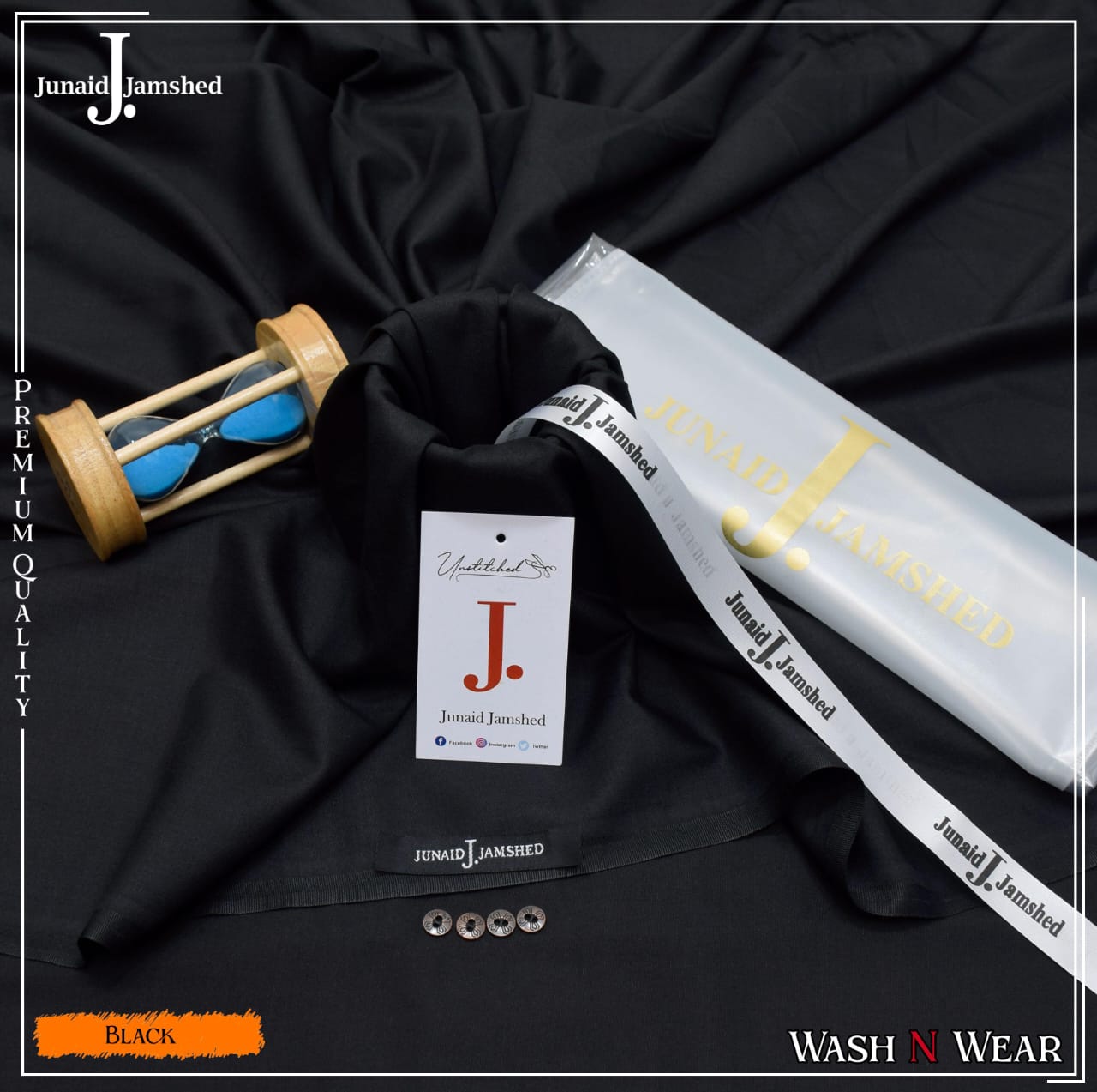 Premium Junaid Jamshed Wash & Wear Fabric – Elegant & Comfortable Men's Collection