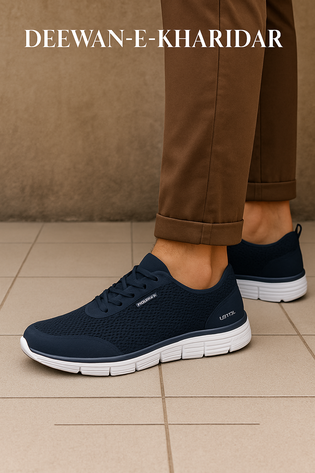 Men's Summer Mesh Sneakers – Lightweight Breathable Running Shoes for Everyday Comfort - Deewan E Kharidar