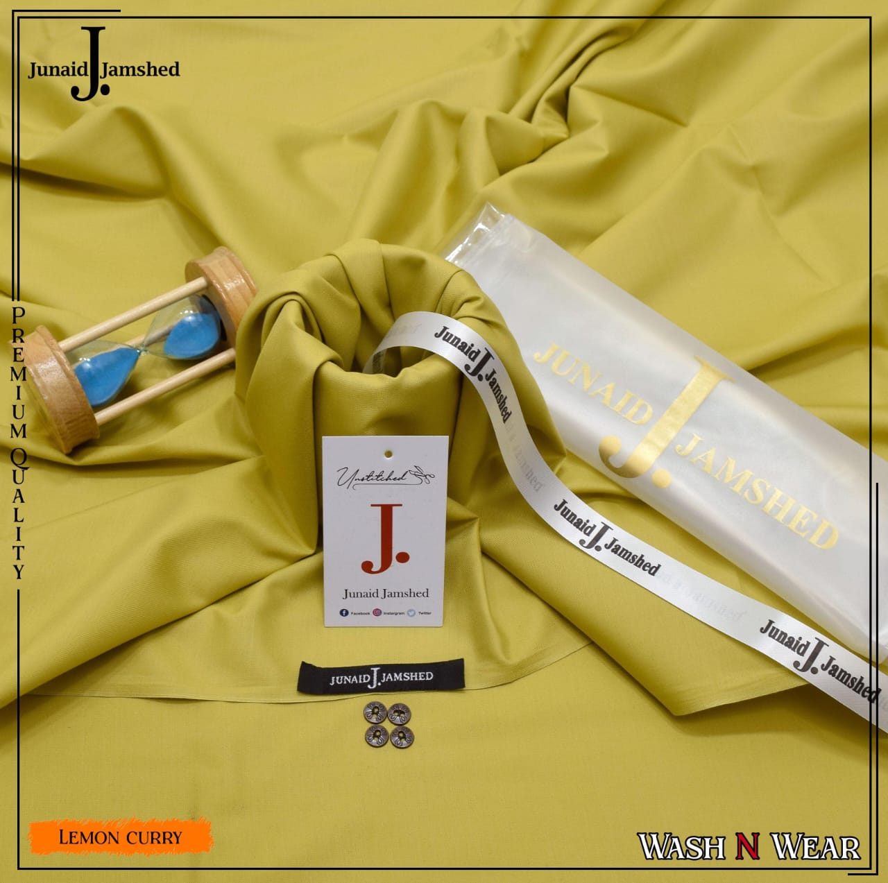 Premium Junaid Jamshed Wash & Wear Fabric Collection – Elegant Colors & Supreme Quality