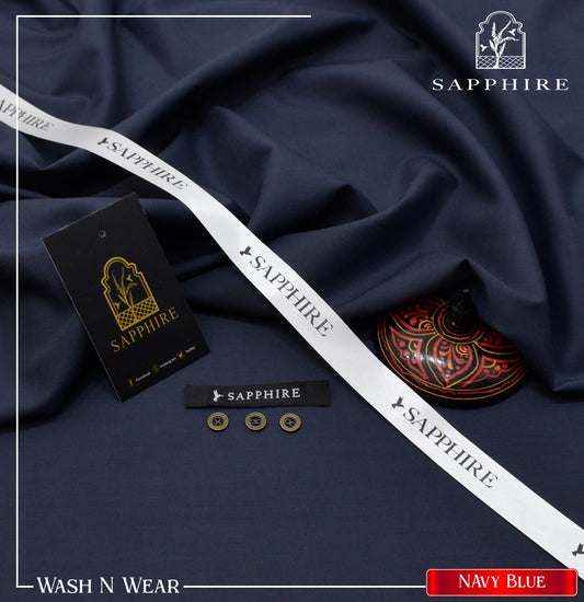 ✨ Sapphire Wash & Wear – Summer Collection 2025 | Premium Gents Fabric ✨