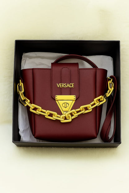 1 PCS Premium Synthetic Leather Shoulder Bag – Soft Padded, Long Strap