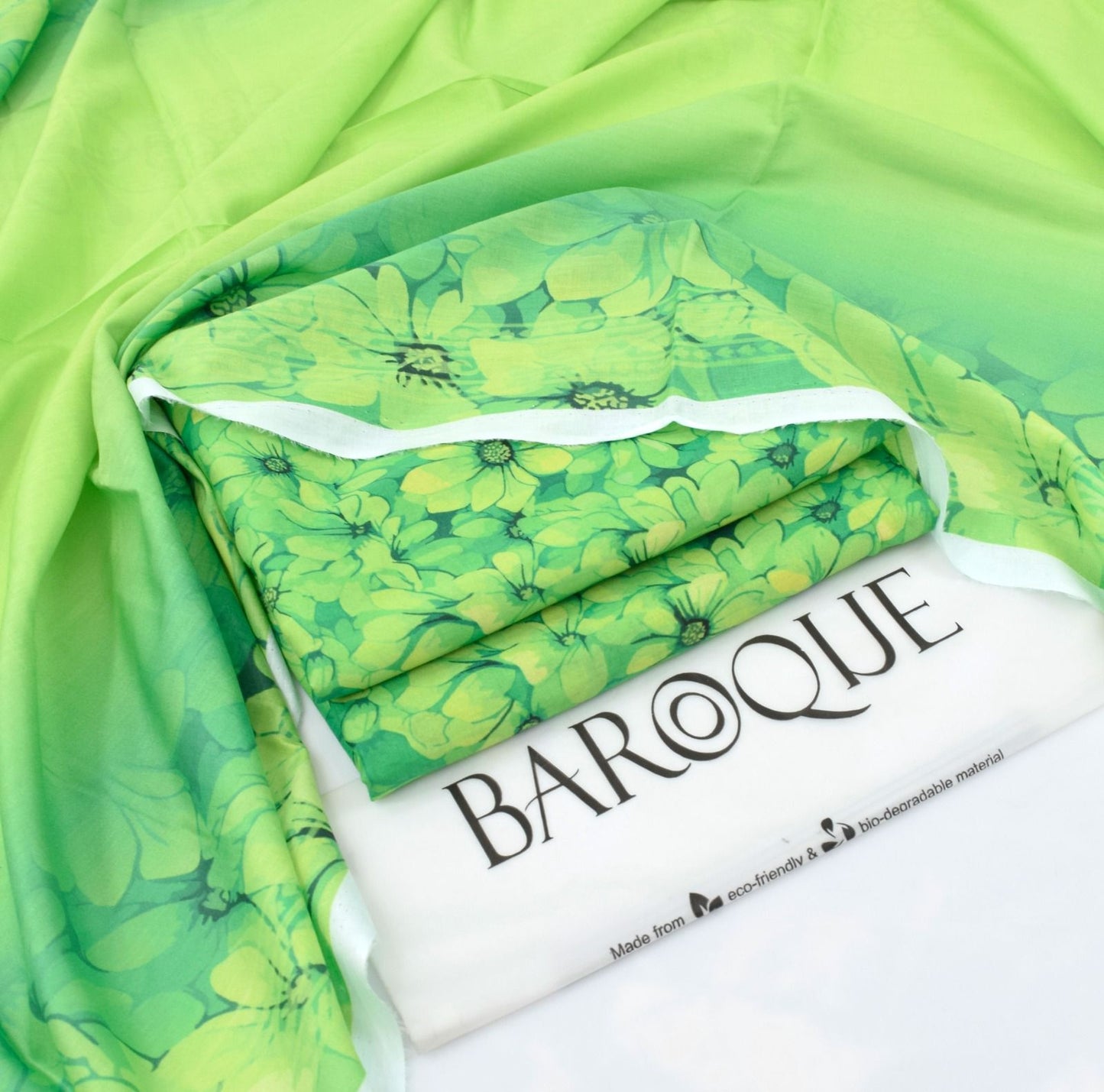 Baroque 3PC Printed Lawn Suit – Voile Dupatta | Summer Collection 2025 - Deewan E Kharidar