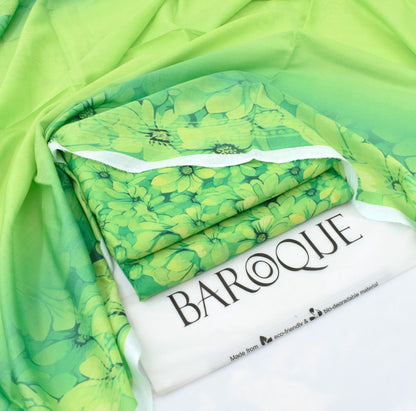 Baroque 3PC Printed Lawn Suit – Voile Dupatta | Summer Collection 2025 - Deewan E Kharidar