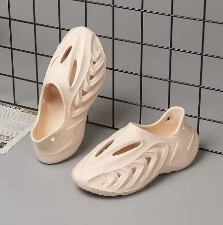 Men's Summer Slip-On Sports Sandals – Lightweight, Non-Slip & Breathable Beach Shoes - Deewan E Kharidar