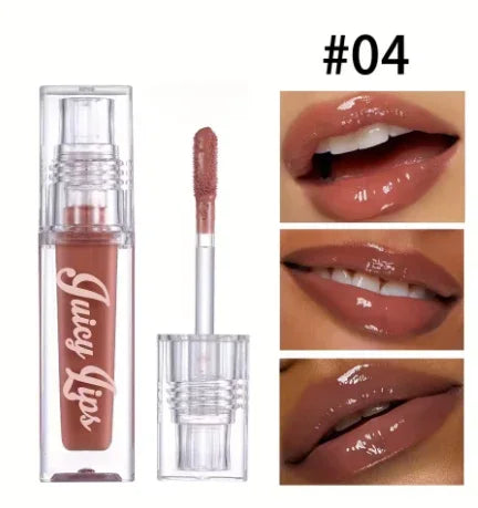 Hydrating Crystal Lip Oil – Tinted, Moisturizing & Plumping Gloss for Juicy Lips - Deewan E Kharidar