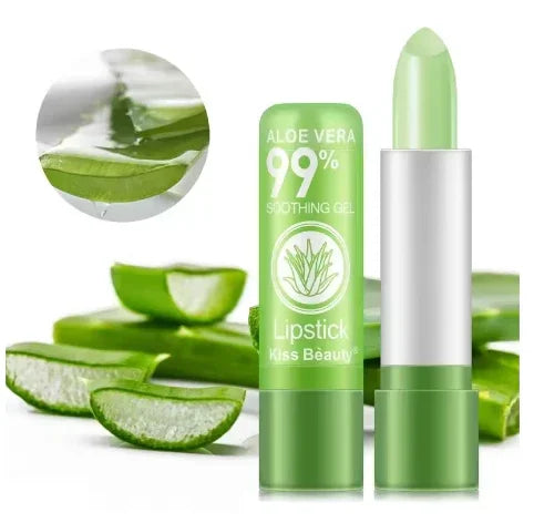 12pc Color Changing Aloe Vera Lip Balm Set – Tinted, Moisturizing & Long-Lasting - Deewan E Kharidar
