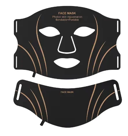 7 Color LED Face Mask with Neck – Wireless Light Therapy for Anti-Aging, Wrinkles & Skin Rejuvenation - Deewan E Kharidar