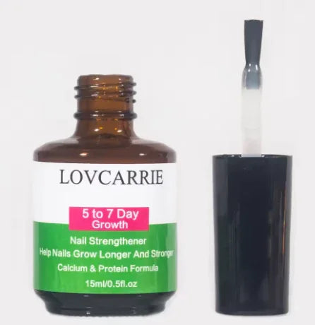 LOVCARRIE 5-7 Day Nail Growth & Strengthener | Calcium & Protein Formula - Deewan E Kharidar