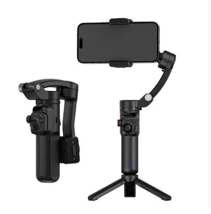 Handheld 3-Axis Gimbal Stabilizer with Tripod – Anti-Shake Phone Holder for Smooth Video Recording - Deewan E Kharidar