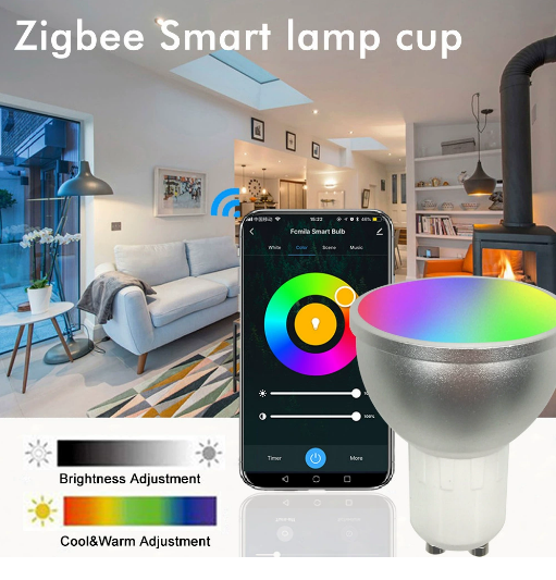 Tuya Smart LED Bulb – WiFi/Zigbee/Bluetooth | RGB + White 2700K-6500K | Works with Alexa & Google - Deewan E Kharidar