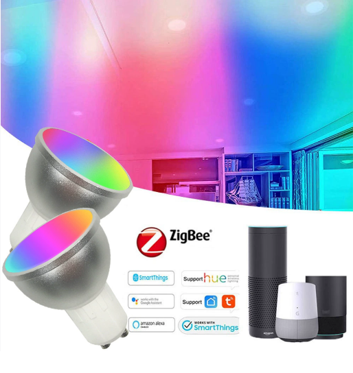 Tuya Smart LED Bulb – WiFi/Zigbee/Bluetooth | RGB + White 2700K-6500K | Works with Alexa & Google - Deewan E Kharidar