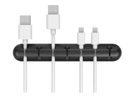 NNBILI Silicone USB Cable Organizer – Tidy Desk Wire Clip Holder for Charging, Mouse & Headphone Cables - Deewan E Kharidar