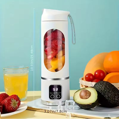 Portable Electric Juicing Cup – USB Rechargeable Wireless Mini Fruit Blender - Deewan E Kharidar