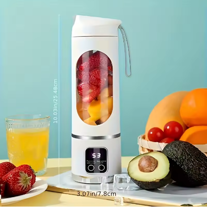 Portable Electric Juicing Cup – USB Rechargeable Wireless Mini Fruit Blender - Deewan E Kharidar