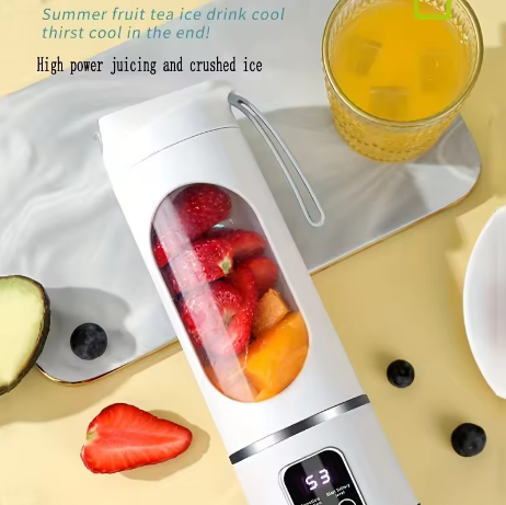 Portable Electric Juicing Cup – USB Rechargeable Wireless Mini Fruit Blender - Deewan E Kharidar
