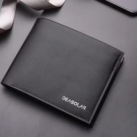 Genuine Leather Men's Wallet – Premium Cowhide Short Wallet | RFID Blocking, Bifold Wallet for Men, Portefeuille Homme** - Deewan E Kharidar