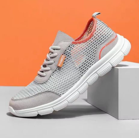 Men's Summer Mesh Sneakers – Lightweight Breathable Running Shoes for Everyday Comfort - Deewan E Kharidar