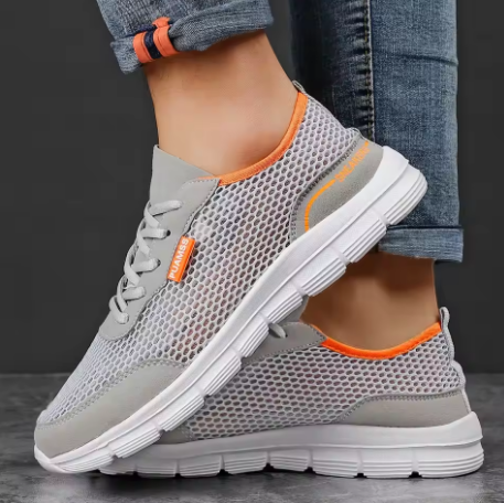 Men's Summer Mesh Sneakers – Lightweight Breathable Running Shoes for Everyday Comfort - Deewan E Kharidar