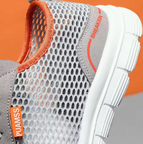 Men's Summer Mesh Sneakers – Lightweight Breathable Running Shoes for Everyday Comfort - Deewan E Kharidar