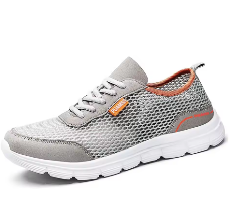 Men's Summer Mesh Sneakers – Lightweight Breathable Running Shoes for Everyday Comfort - Deewan E Kharidar