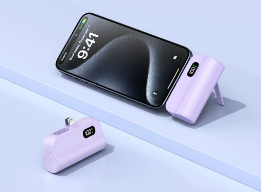 Mini 5000mAh Fast Charging Power Bank – Dual Plug Portable Charger for iPhone, TECNO, Android - Deewan E Kharidar